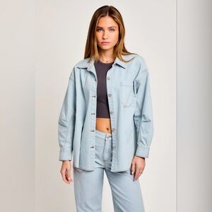 Sunday Blues Denim Shacket